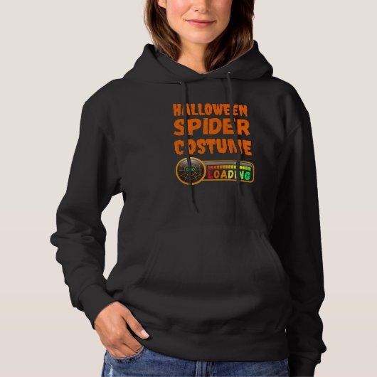 Pull À Capuche Déguisement d'Halloween Araignée Maman Papa Garçon (Devant)