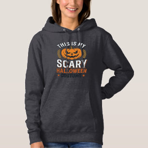 Pull À Capuche Déguisement Halloween Citrouille Épouvantable Vect