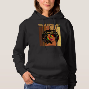 Pull À Capuche Déjeuner d'école Lady Afro Africain-Américain Blac