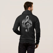 Pull À Capuche Délicat Tune - Argent (Dos entier)
