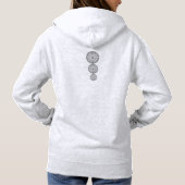 Pull À Capuche Dentelle en céramique Gris (Dos)