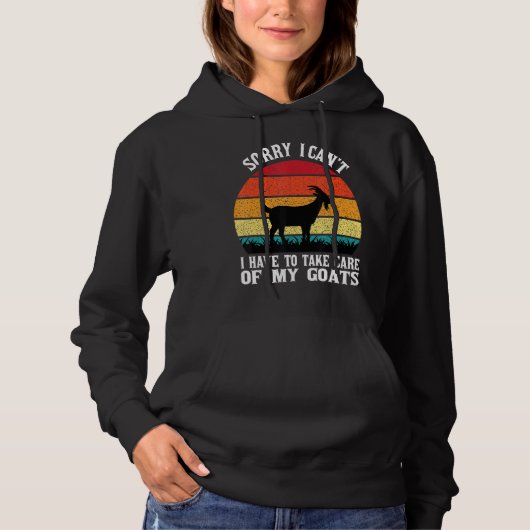 Pull À Capuche Désolé Je Ne Peux Pas Avoir À Prendre Soin De Mes (Devant)