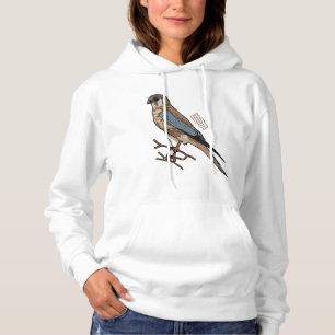 Pull À Capuche dessin animé d'oiseau-kestrel américain