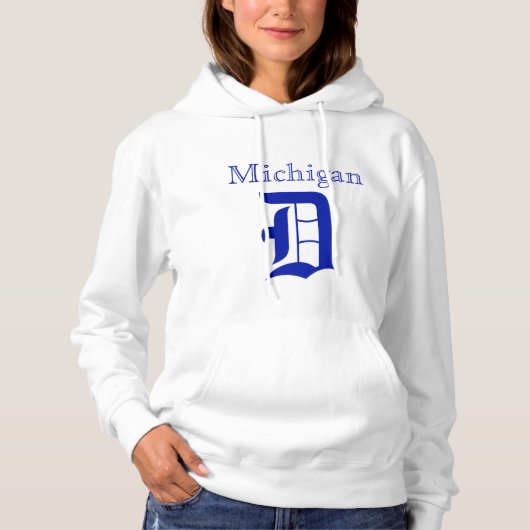 Pull À Capuche Detroit Michigan (Devant)