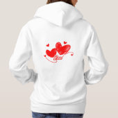 Pull À Capuche 💕 ❤️ Deux Coeurs, Un Amour ❤️ 💕 (Dos)