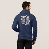 Pull À Capuche Devis de saison éffrayante (Dos entier)