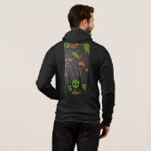 Pull À Capuche DG Peintures Sweatshirt de jardin de crâne (Dos entier)