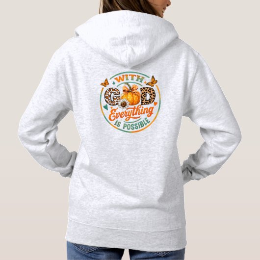 Pull À Capuche Dieu (Dos)