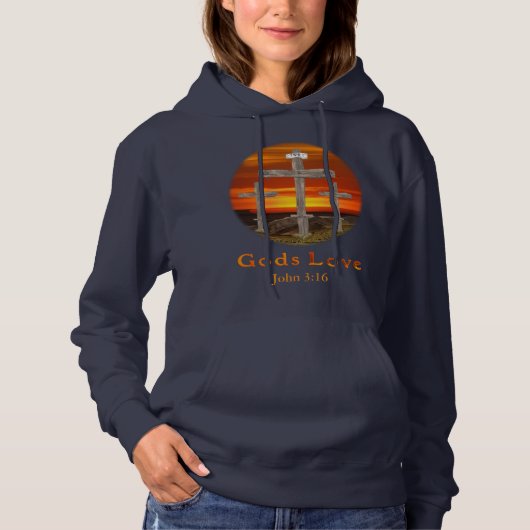 Pull À Capuche Dieu aime (Devant)