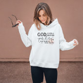 Pull À Capuche Dieu écrit encore ton histoire drôle Christian