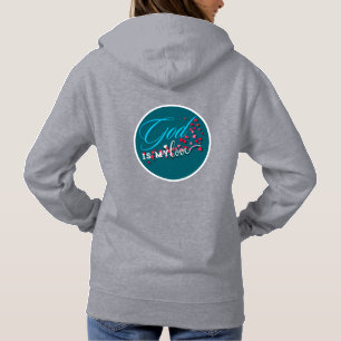 Pull À Capuche Dieu est mon amour chrétien
