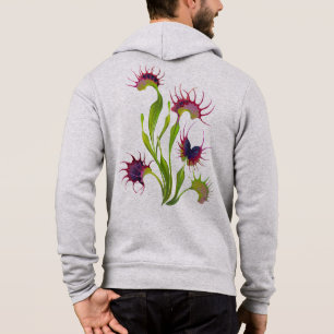Pull À Capuche Dionaea piège lumineuse