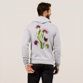 Pull À Capuche Dionaea piège lumineuse (Dos entier)