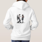 Pull À Capuche Disconnected Parallel Screens Silent Conversation  (Dos)