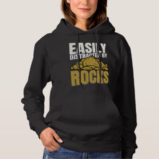 Pull À Capuche Distrait par les roches Géologie Géologue Graphiq