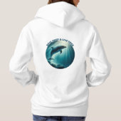 Pull À Capuche Dive Deep Live Dolphin gratuit (Dos)