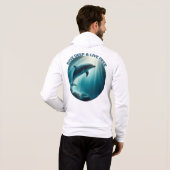 Pull À Capuche Dive Deep Live Dolphin gratuit (Dos entier)