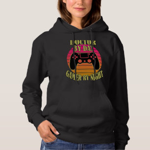 Pull À Capuche Doctor By Day Gamer By Night Video Game Control