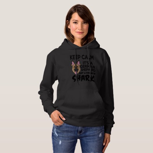 Pull À Capuche Dog   Keep Calm It's A German Shepard (Devant entier)