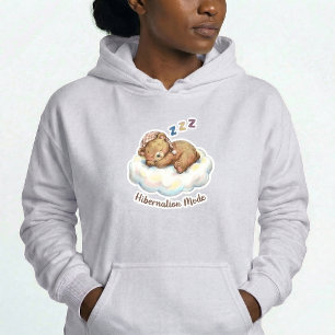 Pull À Capuche Doudoune à capuche ours en mode hibernation Cadeau