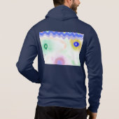Pull À Capuche Doudoune zippée homme Impressionniste Galaxies pas (Dos)