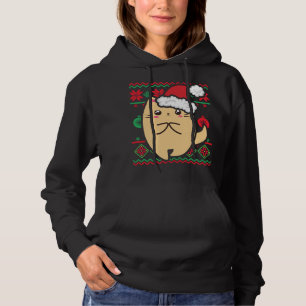 Pull À Capuche Doux de Noël moche mignon Kawaii Anime Chibi Shy
