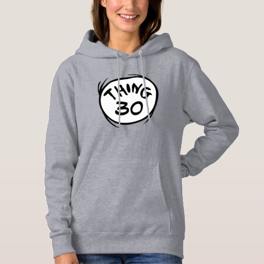 Pull À Capuche Dr. Seuss | Chose Personnalisée Un Deux (Devant)