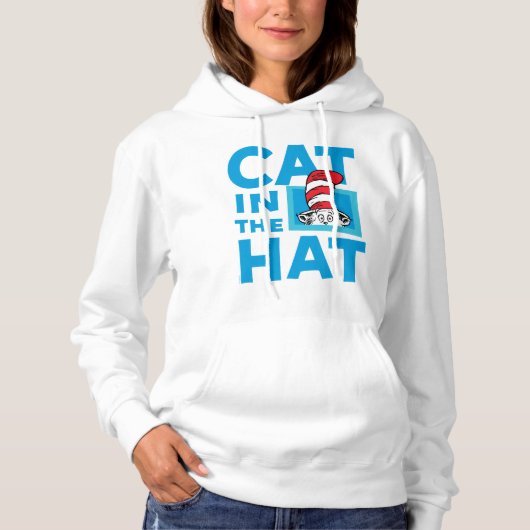 Pull À Capuche Dr. Seuss | Logo du Chat dans le Chapeau (Devant)