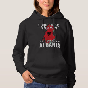 Pull À Capuche Drapeau albanais I Drapeau de l'Albanie I Cadeau d