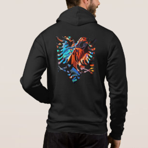 Pull À Capuche Drapeau albanais Veste Zip couleur métallique pou