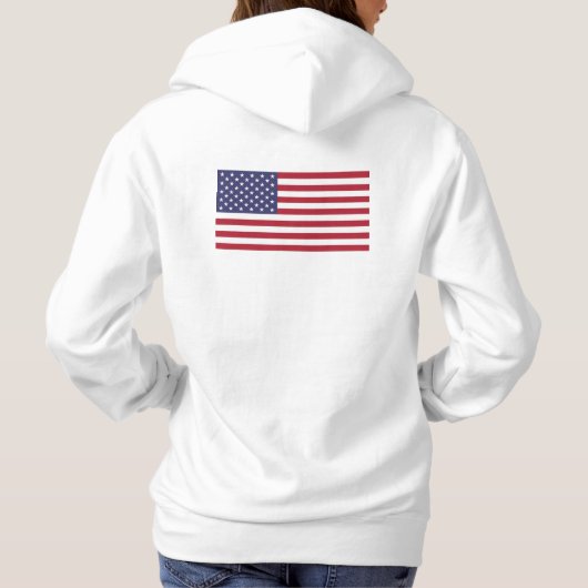 Pull À Capuche Drapeau américain, Drapeau américain (Dos)