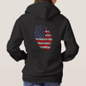 Pull À Capuche Drapeau américain, drapeau des États-Unis, emprein (Dos)