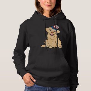 Pull À Capuche drapeau américain Labrador