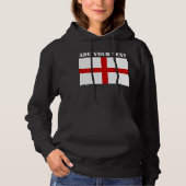 Pull À Capuche Drapeau Angleterre Coupe du Monde 2026 Football (Devant)