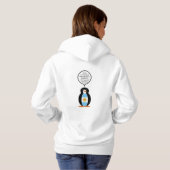Pull À Capuche Drapeau Argentin Manchot Ms Parlant Personnalisé (Dos entier)