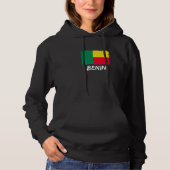 Pull À Capuche Drapeau béninois Bénin (Devant)