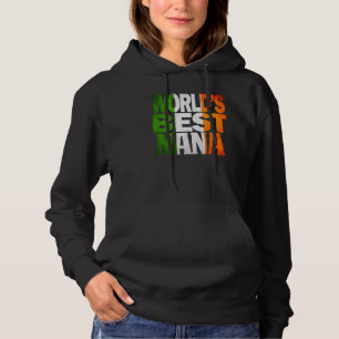 Pull À Capuche Drapeau Cool Irish Nana pour Irish Celtic Nana