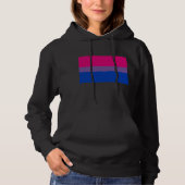 Pull À Capuche Drapeau de fierté bisexuel (Devant)