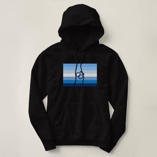 Pull À Capuche Drapeau de fierté gay MLM (Design devant)