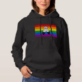 Pull À Capuche Drapeau de fierté LGBTQ+ Two-Spirit (Devant)