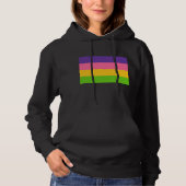 Pull À Capuche Drapeau de la fierté sapphique (Devant)