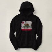 Pull À Capuche Drapeau de la République de Californie Ours Souven (Design devant)