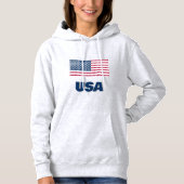 Pull À Capuche Drapeau de l'Amérique (Devant)