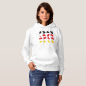 Pull À Capuche Drapeau des États allemands (Devant entier)