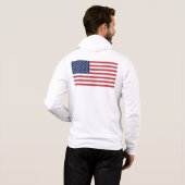 Pull À Capuche Drapeau des États-Unis d'Amérique-26976 (Dos entier)