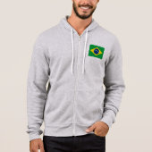 Pull À Capuche Drapeau du Brésil (Devant)