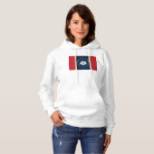 Pull À Capuche Drapeau du Mississippi - Nouveau Drapeau de Magnol (Devant entier)