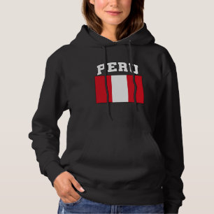 Pull À Capuche Drapeau du Pérou Fière diaspora péruvienne Peuple 