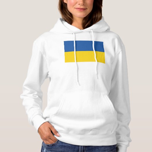 Pull À Capuche Drapeau d'Ukraine (Devant)