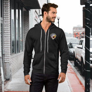 Pull À Capuche Drapeau Eagle Emblem USA   DD 214 Alumni Black